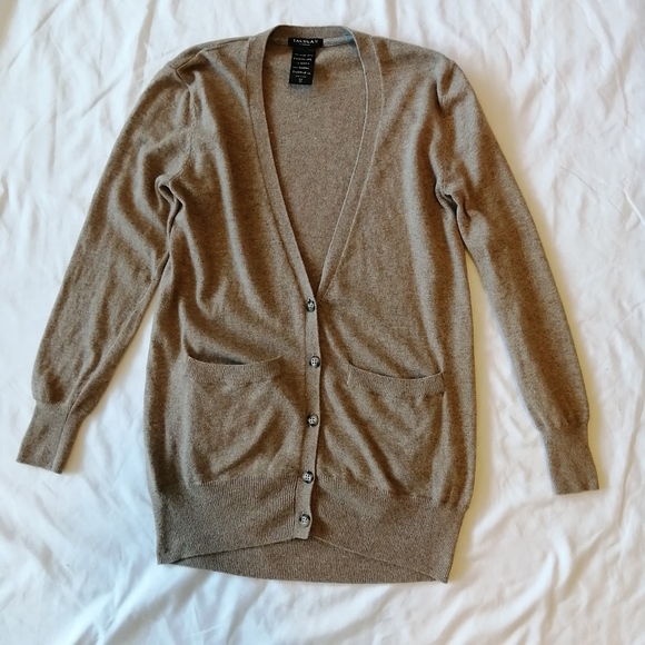 Aritizia Talula Angora and Cashmere Oversized Neutral Cozy Cardigan Size XXS - Picture 5 of 16